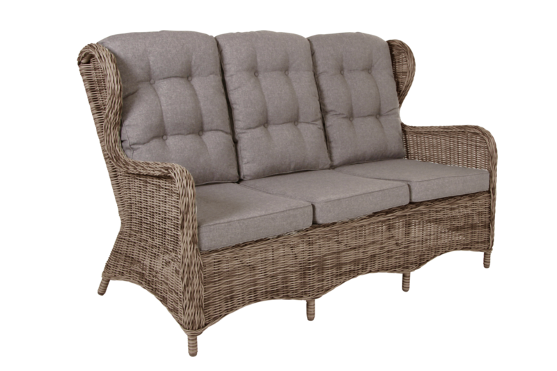 Rosita 3-seter sofa Natur/beige