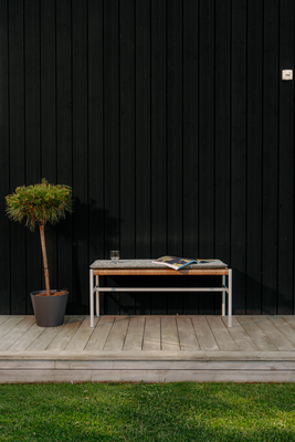 DK benk Light Grey/Natur