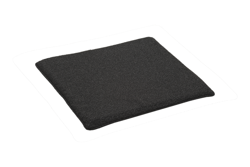 Frisk seat cushion Teddy Black