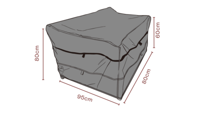 Møbeltrekk lenestol Black-Breathable