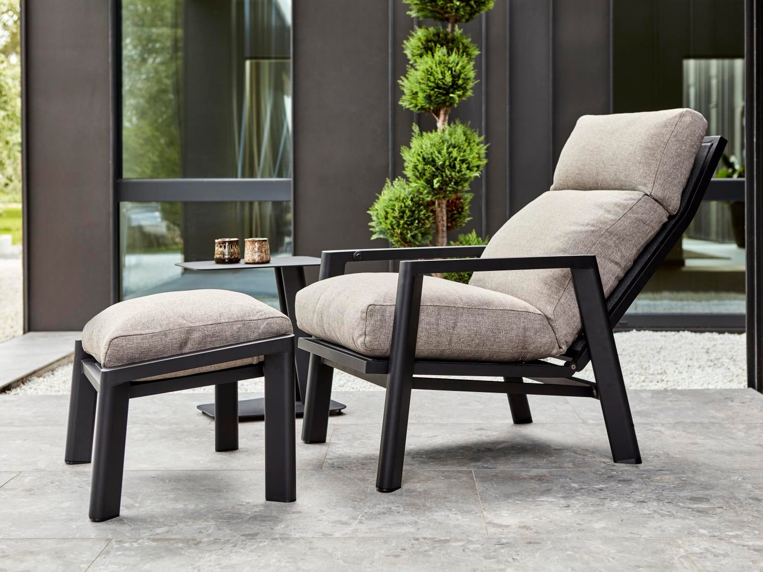 Slide position lenestol Black_Ash