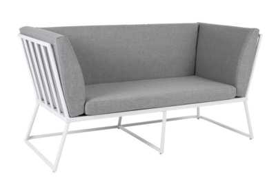 Vence 2-seter sofa White/Pearl grey