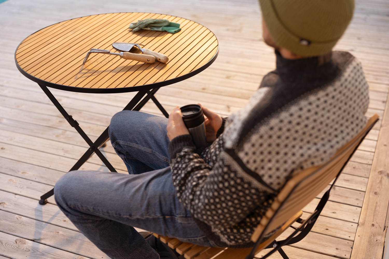 Brewer spisestol  Svart/teak