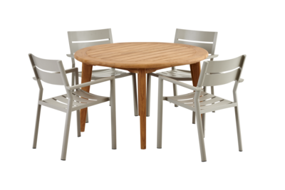 Delia stol med armlener Khaki