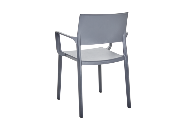 Lilibet stol med armlener Grå