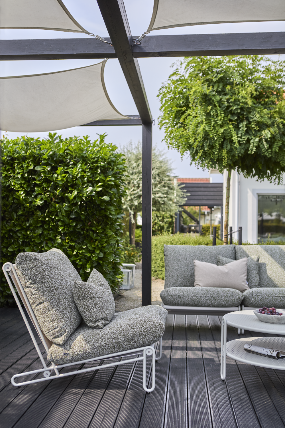 Blixt sofabord Light Grey