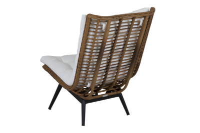 Covelo loungestol Natural colored/white