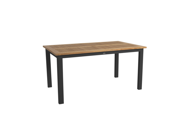 Lyon spisebord Svart/teak