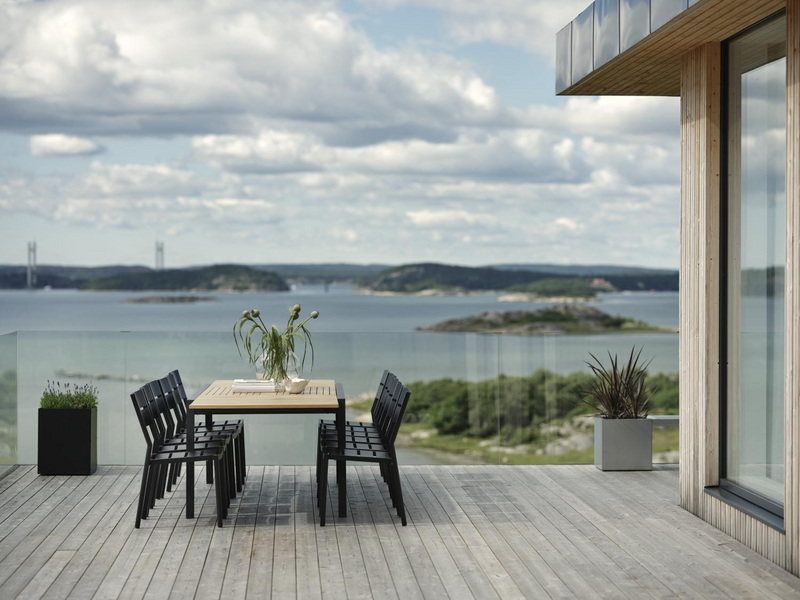 Delia spisestol  Svart