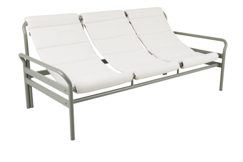 Sling 3-seter sofa Nordic Green/Vanilla White