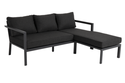 Delia divan sofa Anthracite/Nearly black