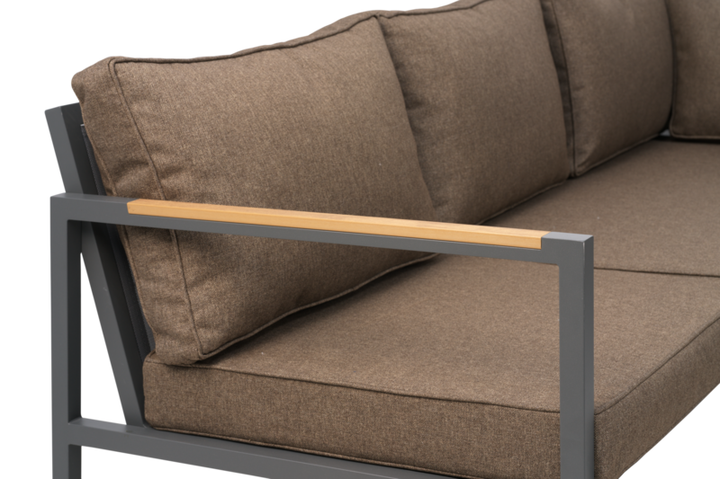 Cap sett Antracit/Brun