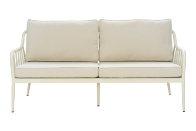 Coleville 3-seter sofa Pearl White/Dot Beige