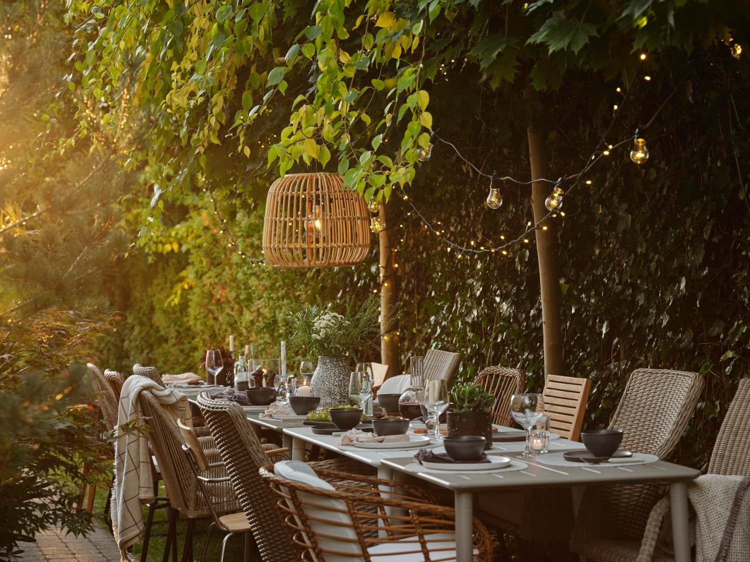 Nimes spisebord Hvit