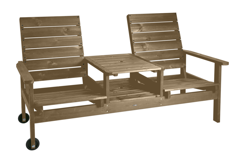 Du & Ja 2-seter sofa Brun