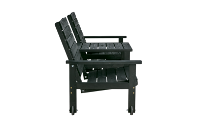 Du & Ja 2-seter sofa Svart