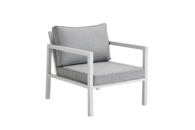 Belfort lenestol White/Pearl grey