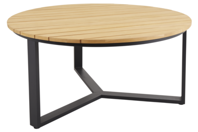Laurion spisebord Black/Natural wood