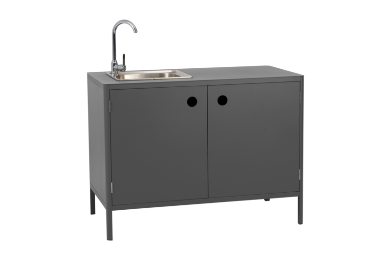 Kelia utekjøkken Antracit