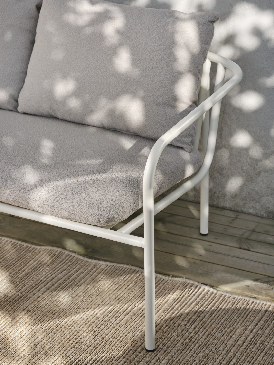 Bendt 2-seter sofa Pearl White/Teddy Beige