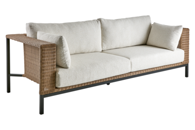 Shell 2,5-seter sofa Rustik/Teddy Rice