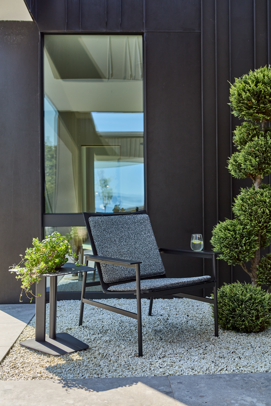 Soro loungestol Svart/Teddy Ant