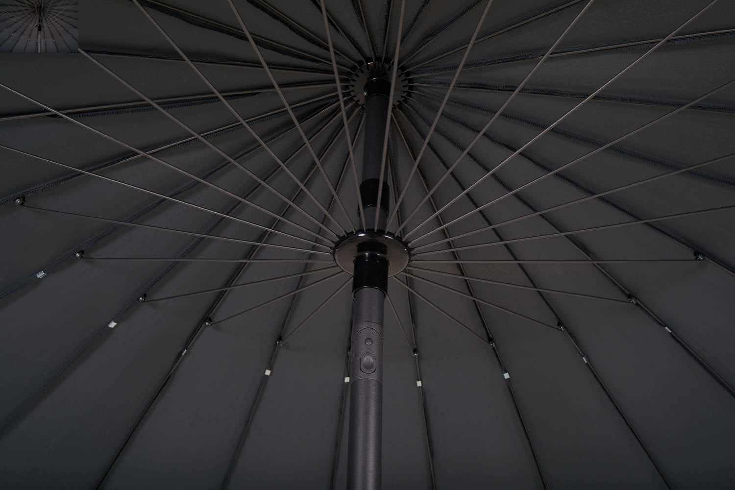 Shanghai parasoll Antracit/Antracit