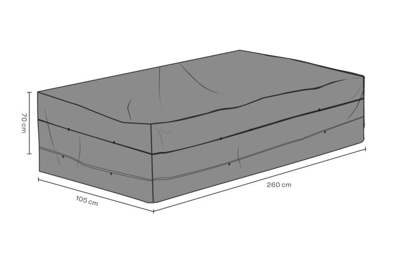 Møbeltrekk sofa Black-Waterproof