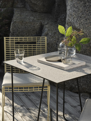 Laminate bordplate Beige/terrazzo