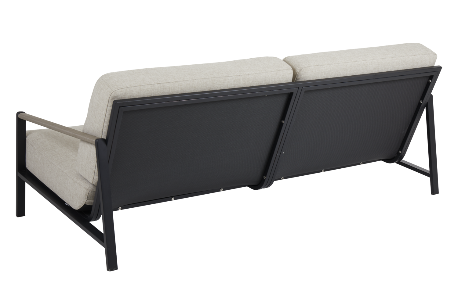 Lyra 2,5-seters sofa Black/Sand