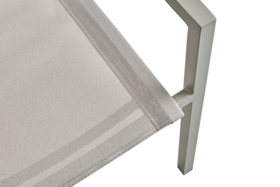 Delia stol med armlener Light Grey/Off-White