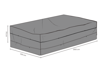 Møbeltrekk sofa Black-Waterproof