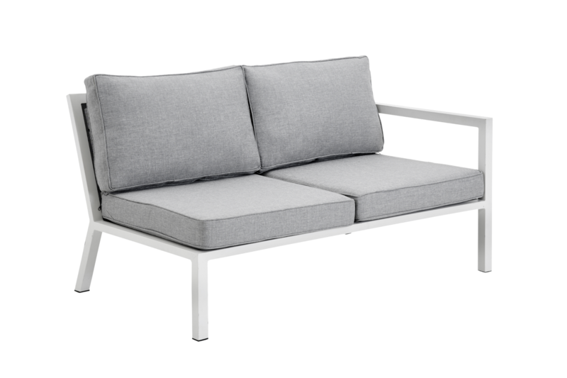Belfort endestykke White/Pearl grey