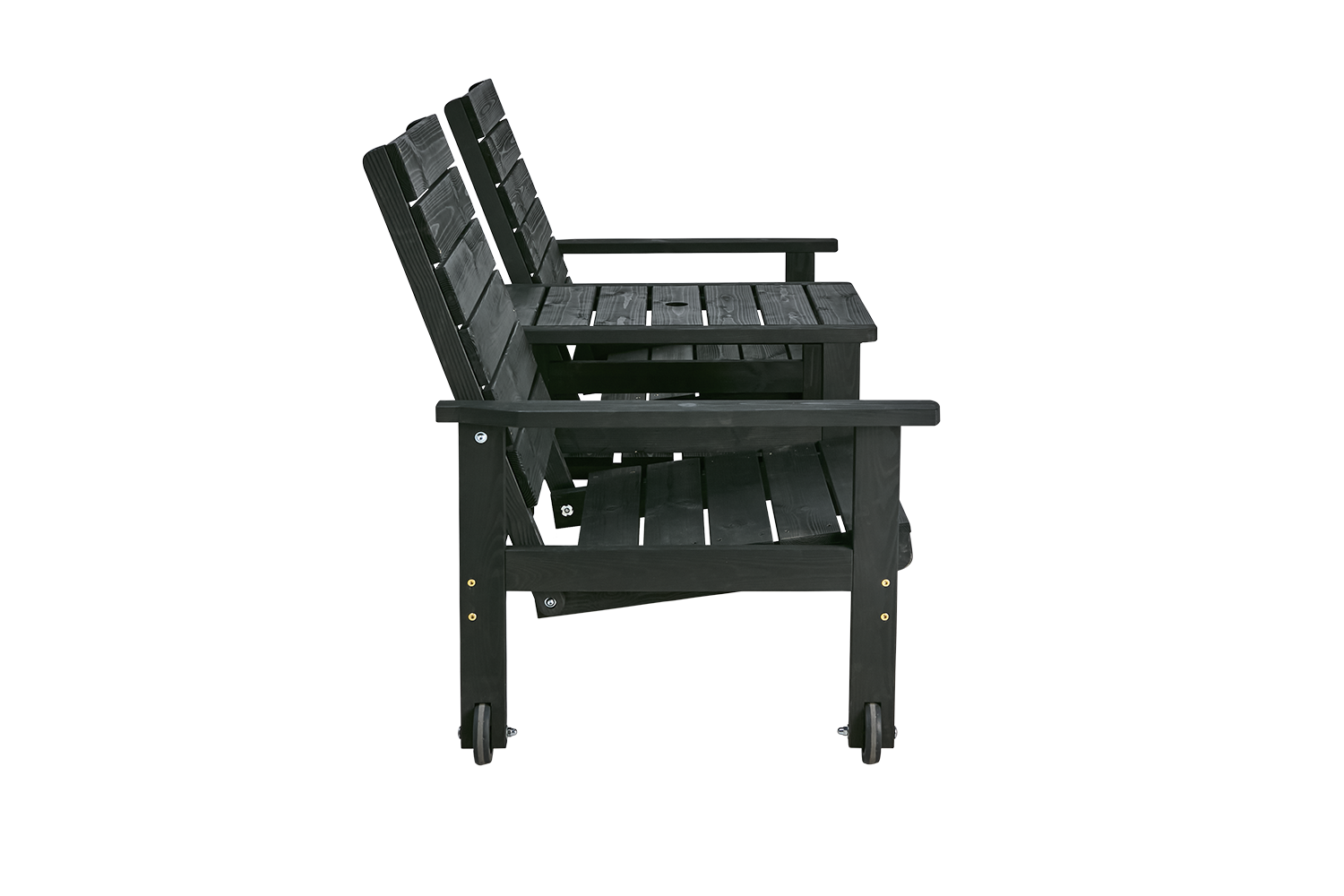 Du & Ja 2-seter sofa Svart