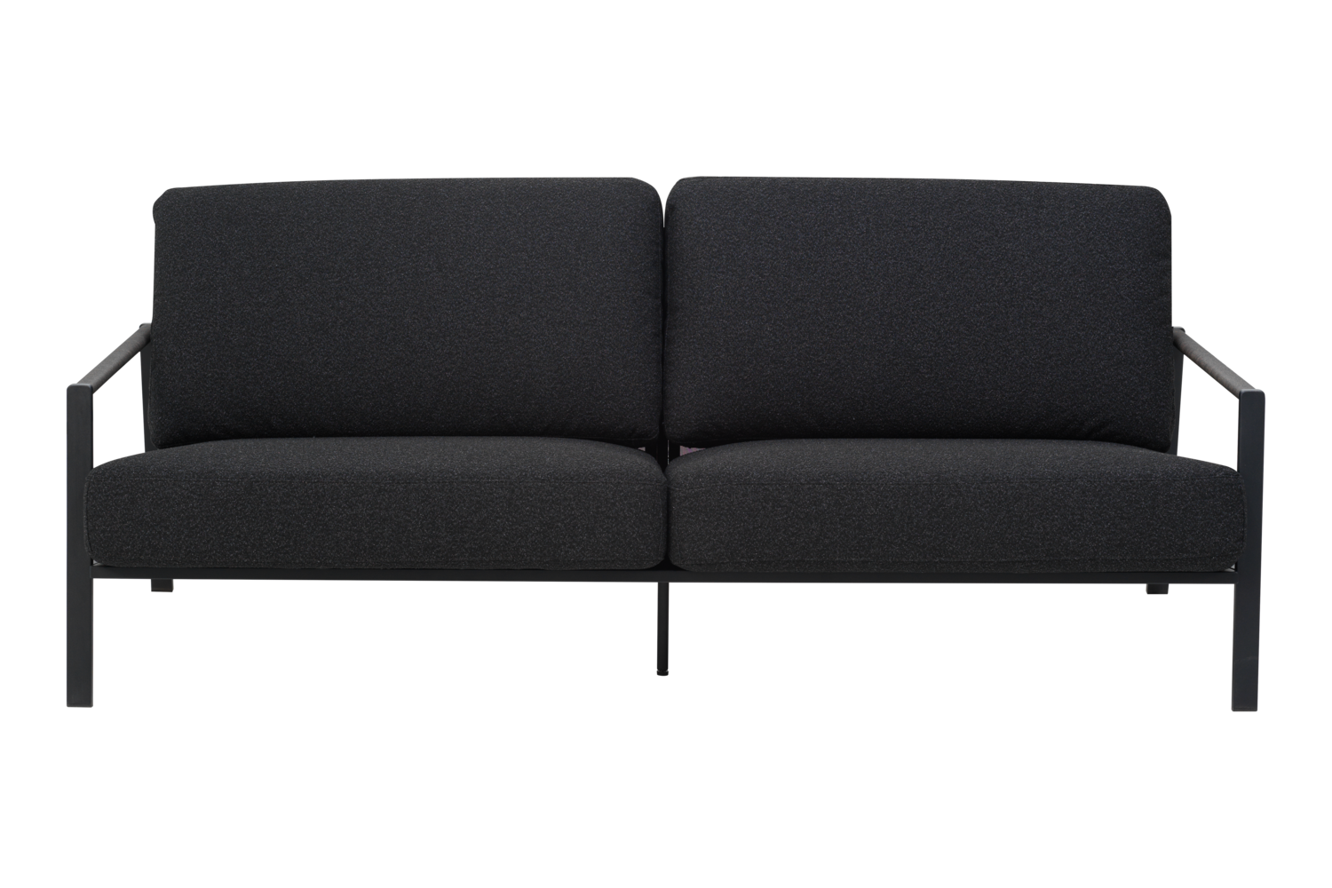 Lyra 2,5-seters sofa Svart/Teddy Black