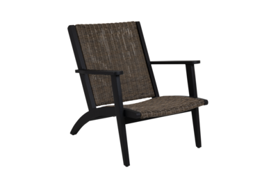 Kira loungestol Black_rustic