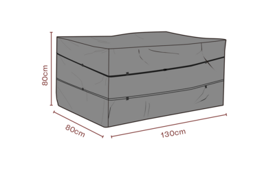 Møbeltrekk dynbox Black-Waterproof