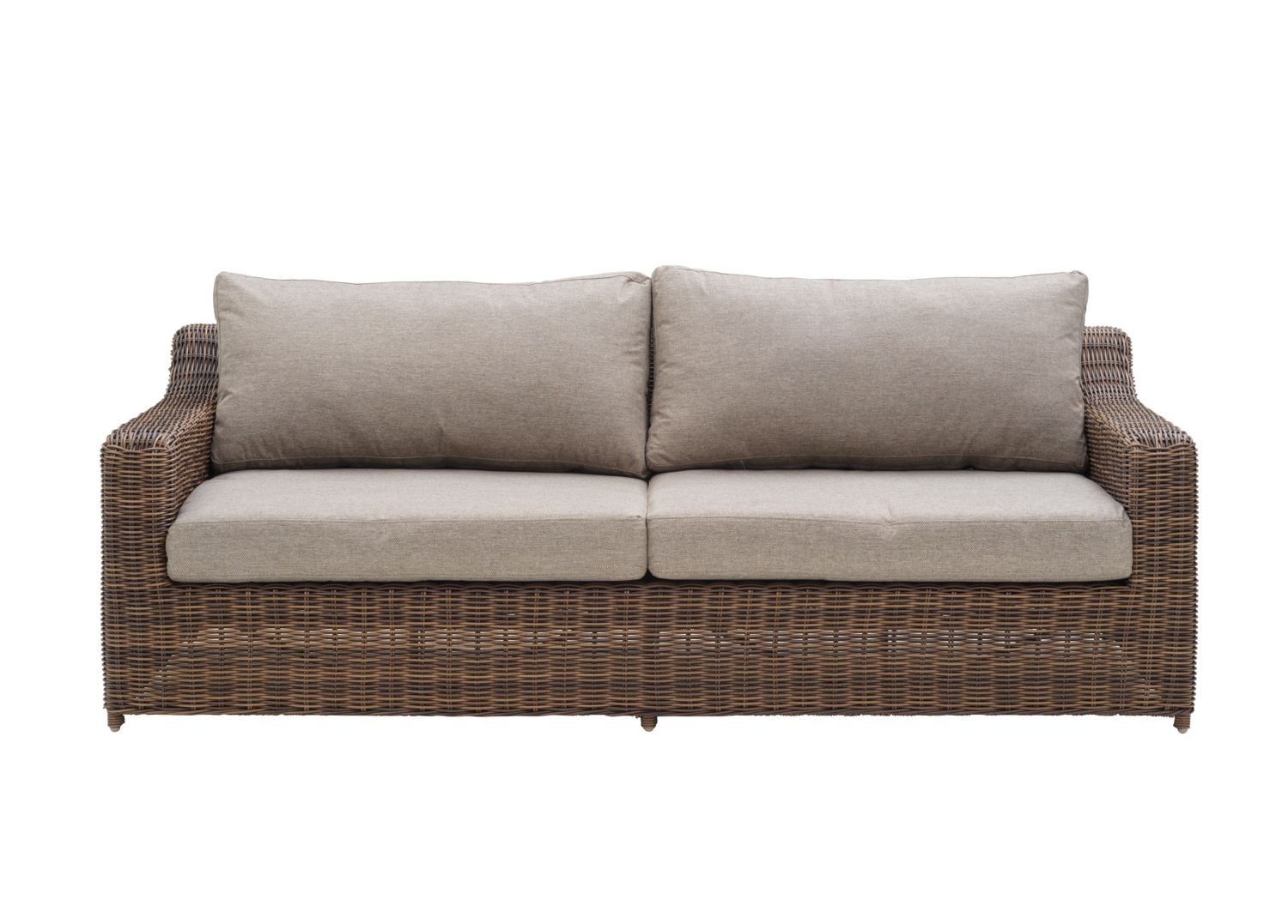 Glendon 2,5-seters sofa Dark Brown/Soft Moose